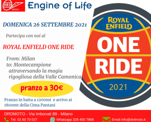 DRD ONE RIDE ROYAL ENFIELD
