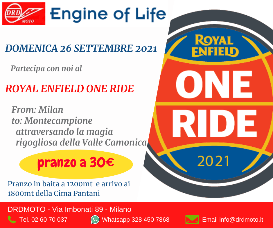 DRD DRD ONE RIDE ROYAL ENFIELD