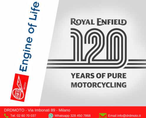 royal enfield 120 anni