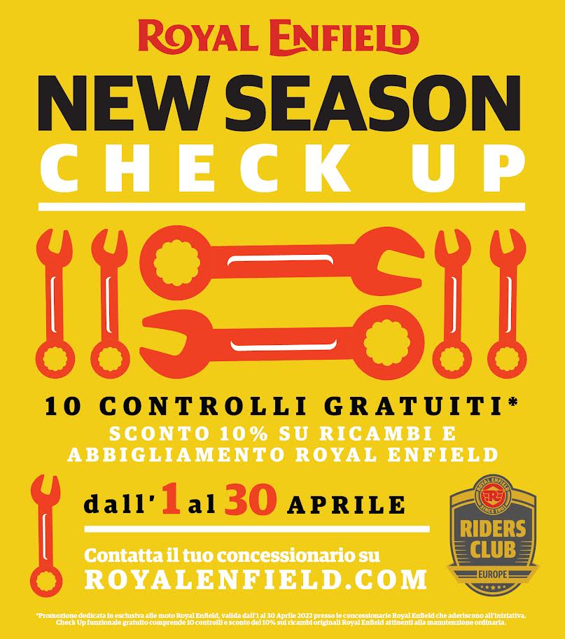 royal enfield 10 controlli gratuiti