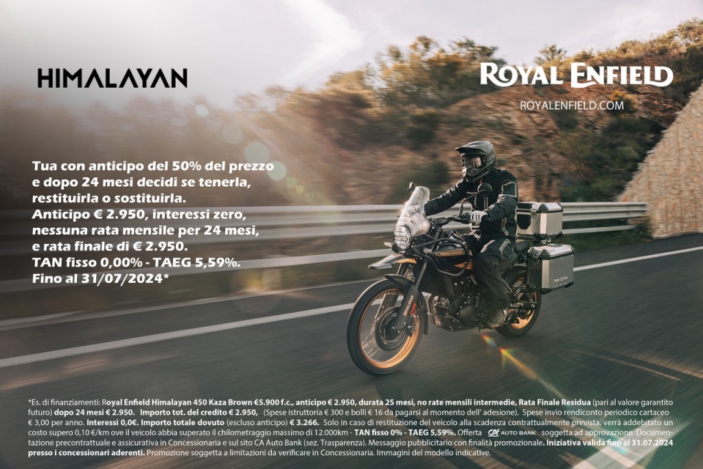 Himalayan 450 esempio di finanziamrnto 50-50