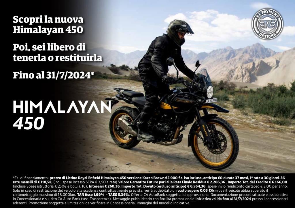 Himalayan 450 finanziamento VFG CA